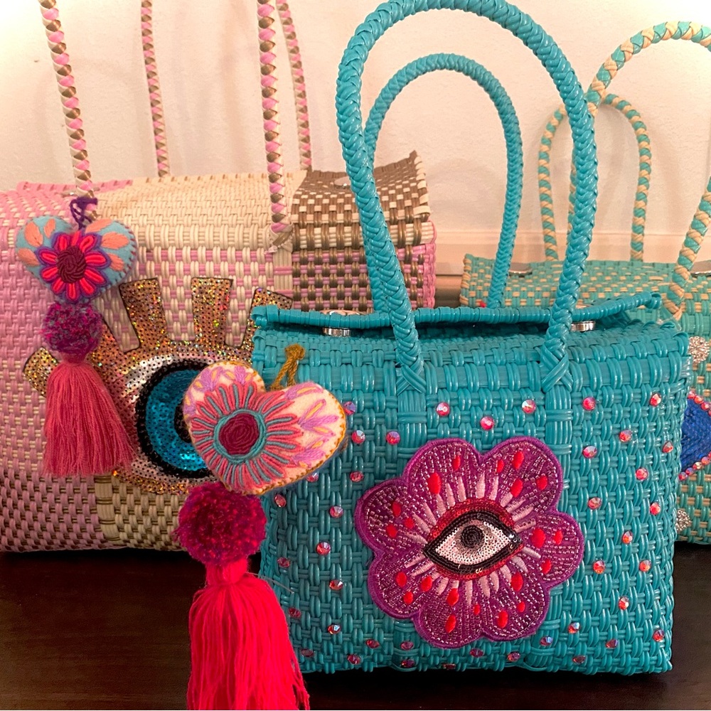 Handwoven handbag